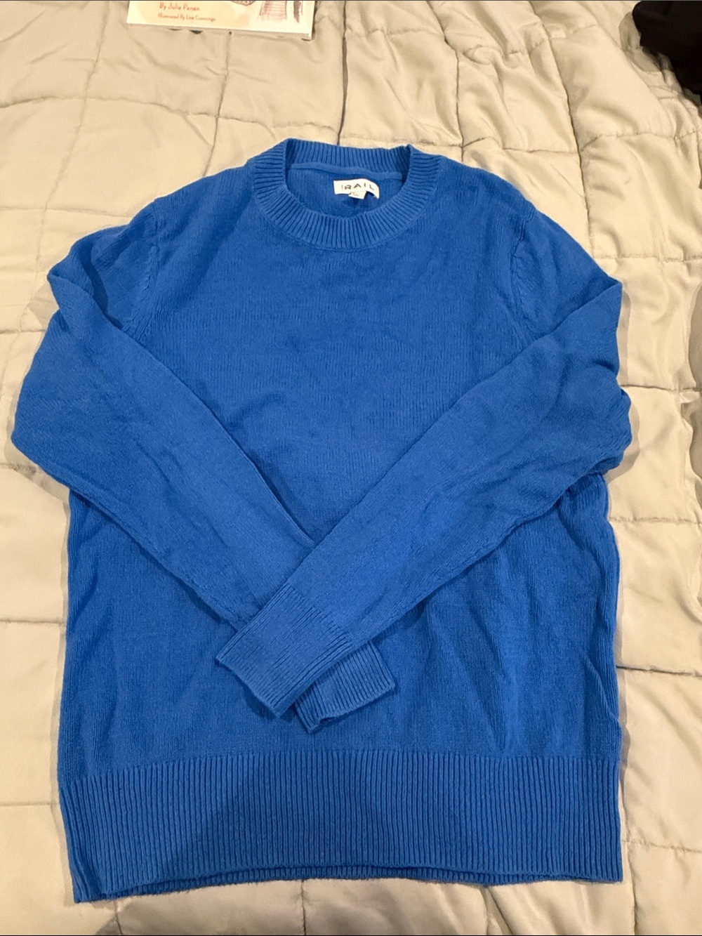 The Rail Men's Bright Royal Blue Crewneck Sweater